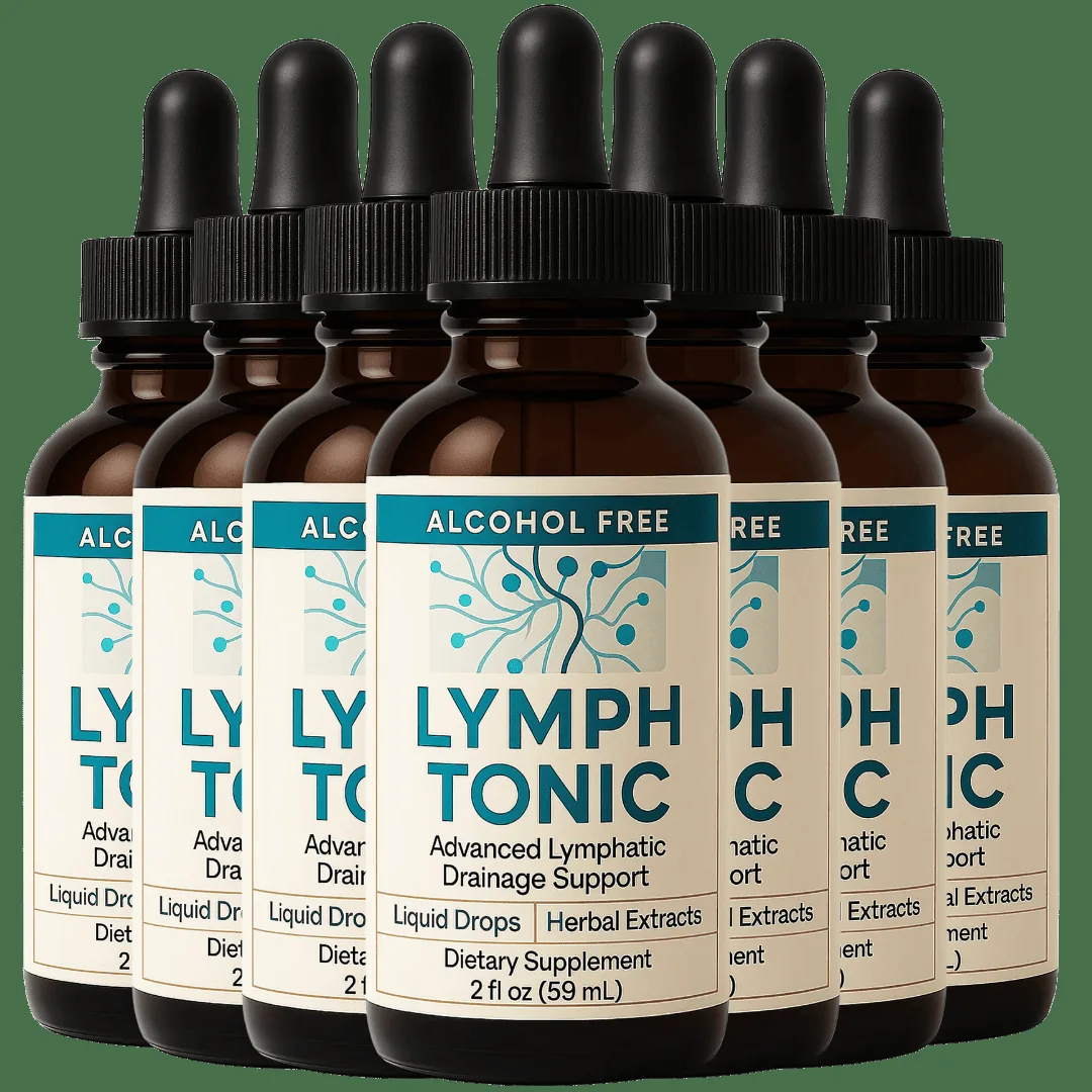 LymphTonic advanced lymphatic drainage support — six-bottle supply